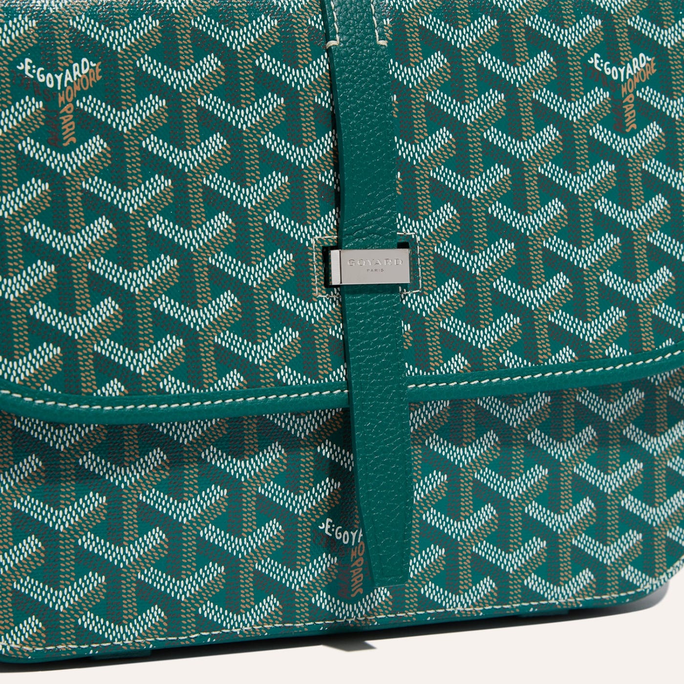 Goyard Belvedere MM Bag Green - Image 5